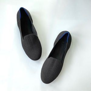 Rothy’s black flats, round toe